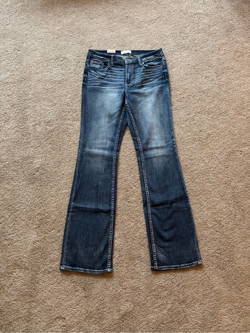 Brand New Women’s BKE Payton Bootcut 32x37 1/2 Jeans, Great Wash, Mid-Rise, NEW